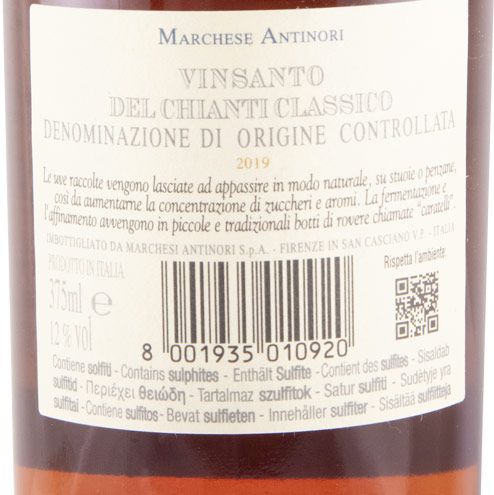 2019 Marchese Antinori Vinsanto del Chianti Classico branco 37,5cl