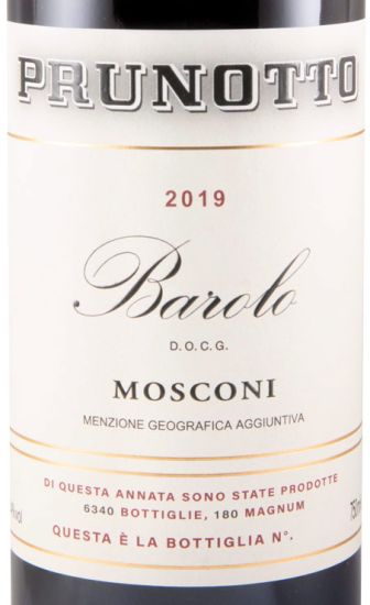 2019 Prunotto Mosconi Barolo tinto