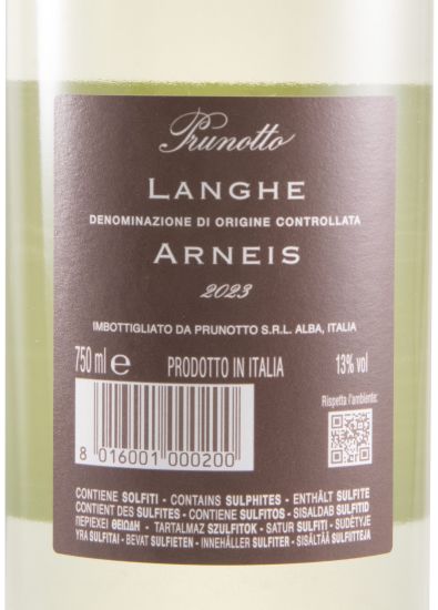2023 Prunotto Arneis Langhe white