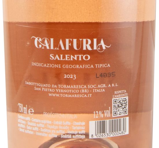 2023 Tormaresca Calafuria Salento rosé