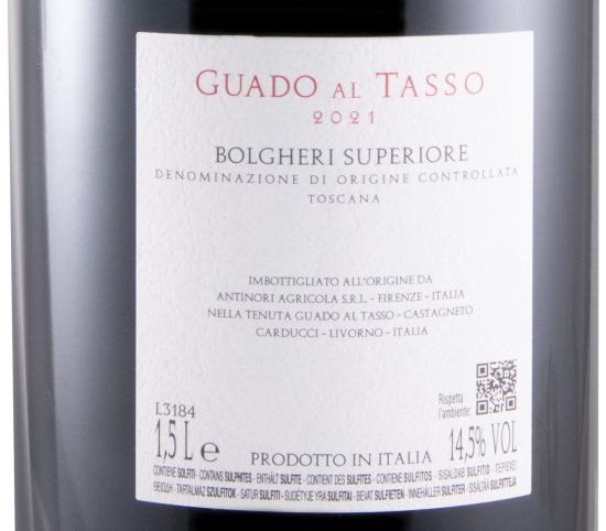 2021 Tenuta Guado al Tasso Bolgheri Superiore tinto 1,5L