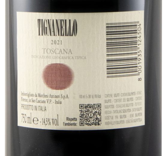 2021 Tignanello red