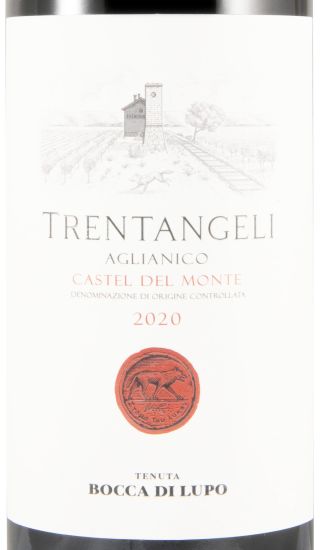 2020 Tormaresca Trentangeli Castel del Monte biológico tinto