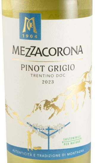 2023 Mezzacorona Pinot Grigio branco (rótulo danificado)