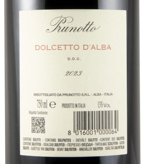 2023 Prunotto Dolcetto d'Alba tinto