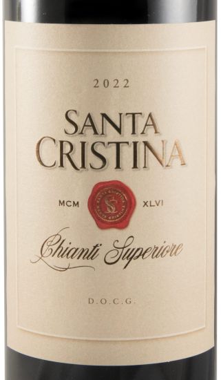 2022 Santa Cristina Chianti Superiore tinto (rótulo danificado)