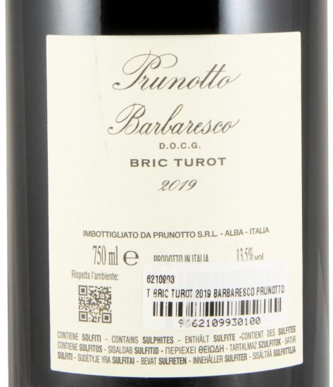 2019 Prunotto Bric Turot Barbaresco red