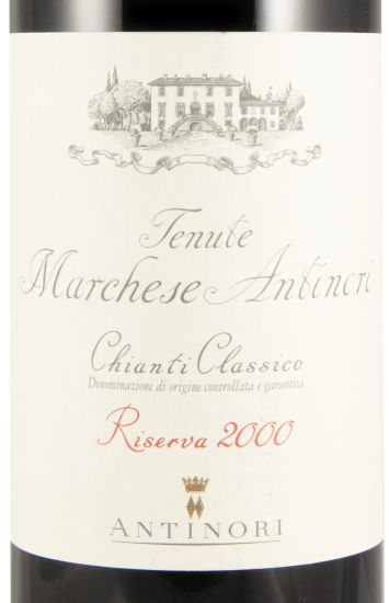 2000 Marchese Antinori Chianti Classico Riserva red
