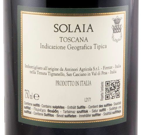 2021 Solaia tinto