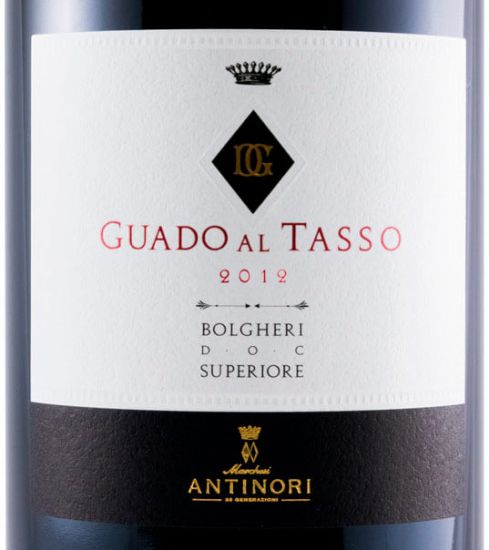 2012 Tenuta Guado al Tasso Bolgheri Superiore tinto 3L