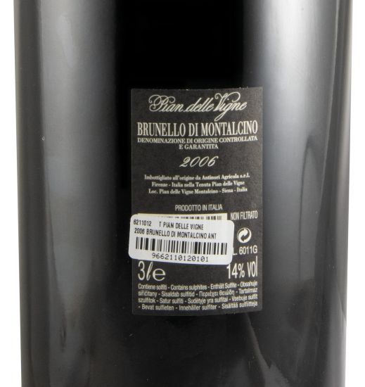 2006 Pian delle Vigne Brunello di Montalcino tinto 3L