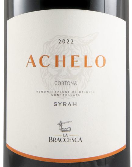 2022 La Braccesca Achelo Syrah Corton tinto (rótulo danificado)