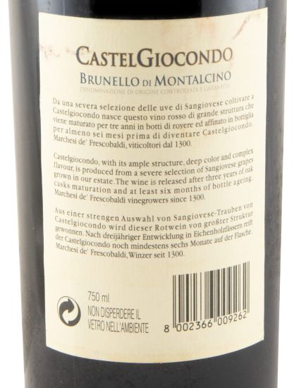 1994 Frescobaldi Castelgiocondo Brunello di Montalcino tinto