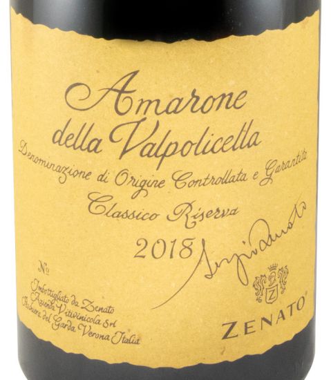 2018 Zenato Amarone della Valpolicella Classico Riserva red