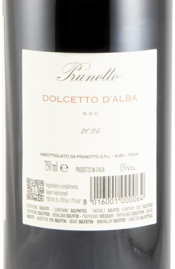 2024 Prunotto Dolcetto d'Alba tinto