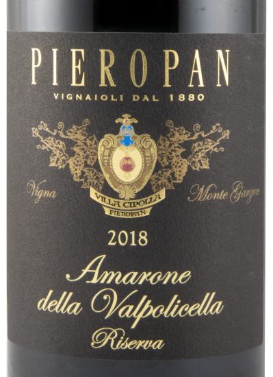 2018 Pieropan Vigna Garzon Amarone della Valpolicela Riserva biológico tinto