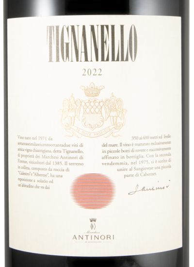 2022 Tignanello red 3L