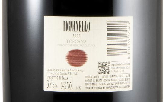 2022 Tignanello red 3L