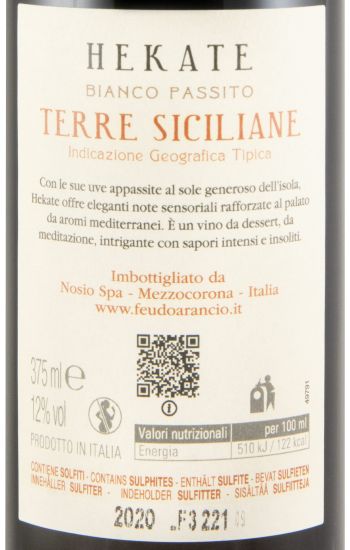 2020 Feudo Arancio Hekate Passito branco 37,5cl