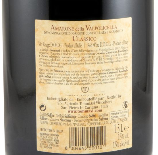 2020 Tommasi Amarone della Valpolicella Classico tinto 1,5L