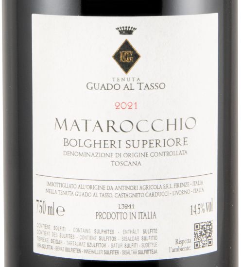 2021 Tenuta Guado al Tasso Matarocchio Bolgheri Superiore red