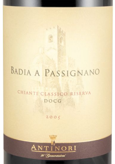 2005 Badia a Passignano Chianti Classico Riserva red