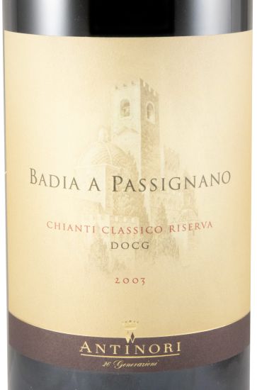 2003 Badia a Passignano Chianti Classico Riserva red 1.5L