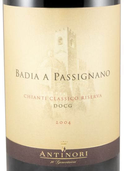 2004 Badia a Passignano Chianti Classico Riserva tinto 1,5L