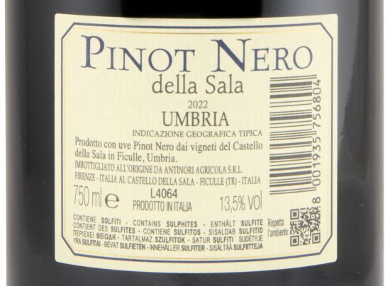 2022 Castello della Sala Pinot Nero della Sala tinto