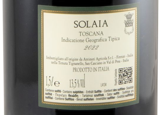 2022 Solaia tinto 1,5L