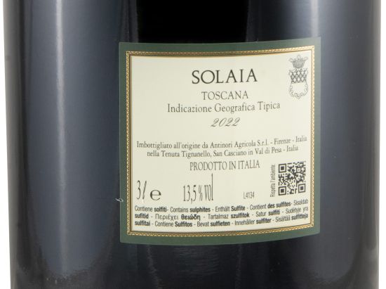 2022 Solaia red 3L