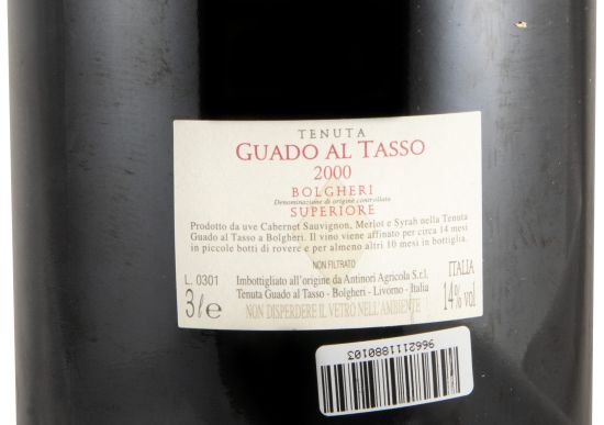 2000 Tenuta Guado al Tasso Bolgheri Superiore tinto 3L