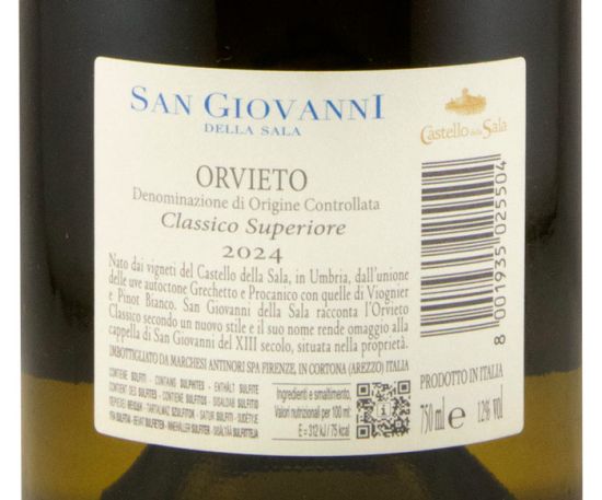 2024 Castello della Sala San Giovanni della Sala Orvieto Classico Superiore branco