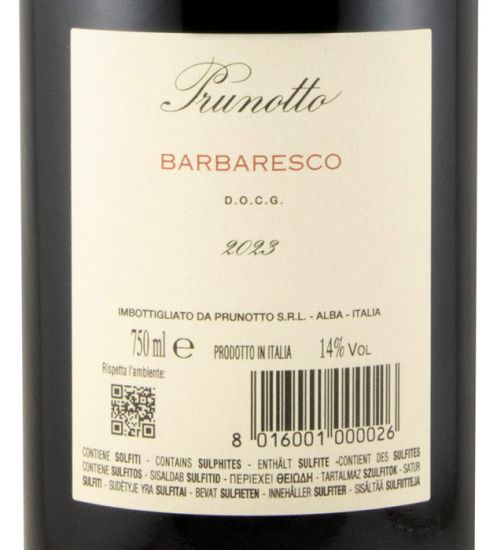 2023 Prunotto Barbaresco tinto
