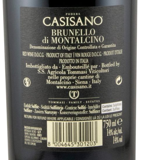 2020 Casisano Brunello di Montalcino red