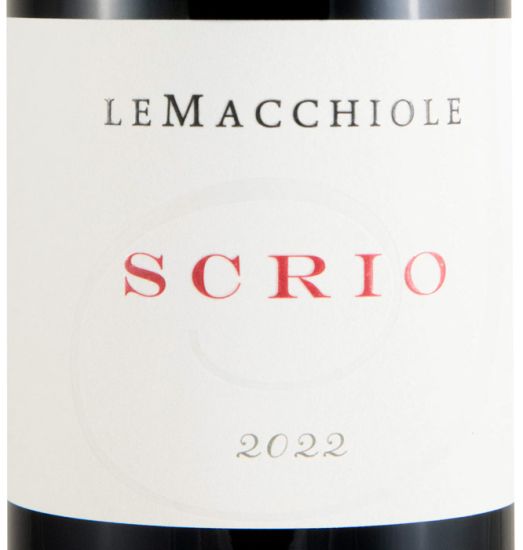 2022 Le Macchiole Scrio red