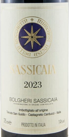 2023 Tenuta San Guido Sassicaia Bolgheri red 37.5cl