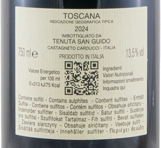 2024 Tenuta San Guido Guidalberto Toscana tinto