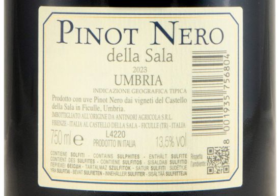 2023 Castello della Sala Pinot Nero della Sala red