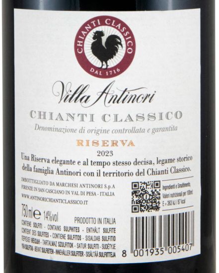 2023 Villa Antinori Chianti Classico Riserva tinto
