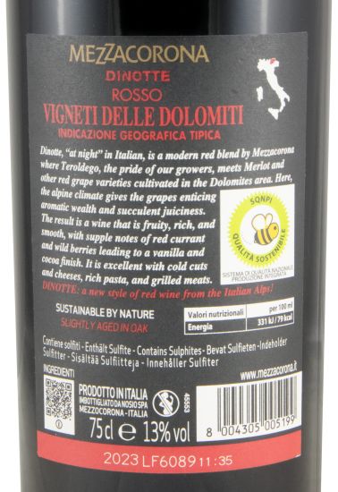 2023 Mezzacorona Dinotte tinto