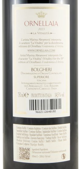 2023 Ornellaia Bolgheri Superiore tinto