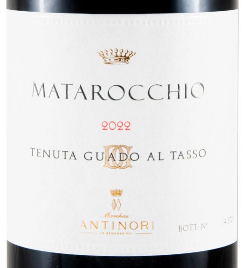 2022 Tenuta Guado al Tasso Matarocchio Bolgheri Superiore red
