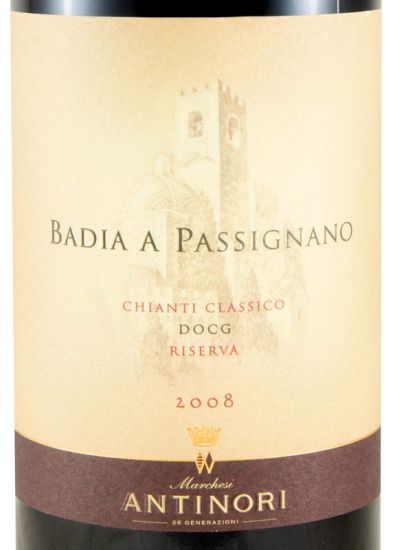 2008 Badia a Passignano Chianti Classico Riserva tinto