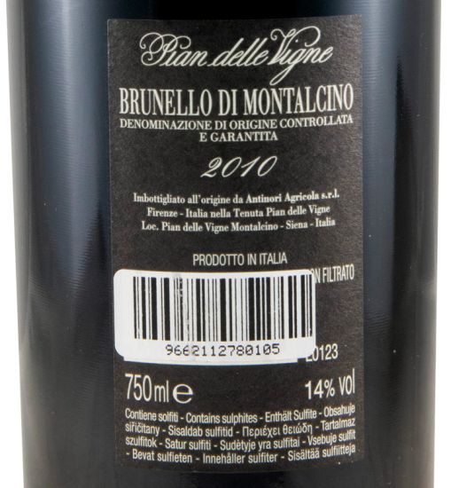 2010 Pian delle Vigne Brunello di Montalcino tinto