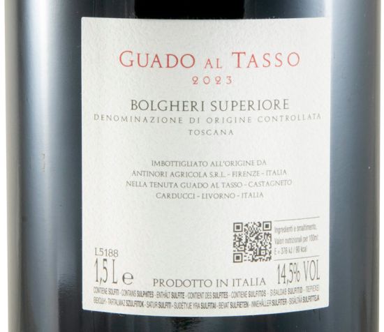 2023 Tenuta Guado al Tasso Bolgheri Superiore red 1.5L