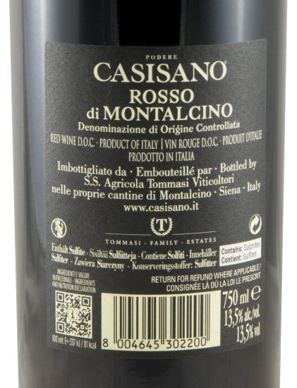 2024 Casisano Rosso di Montalcino red