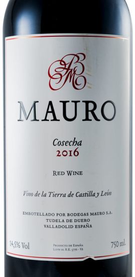2016 Bodegas Mauro Cosecha Castilla y León red