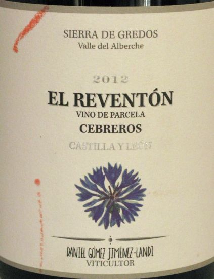 2012 Bodegas Daniel Gómez Jiménez-Landi El Reventón tinto
