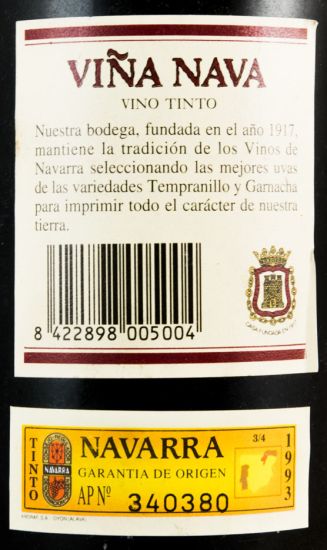 Viña Nava Tempranillo Navarra tinto